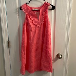 Vineyard Vines pink pineapple dress sz XS